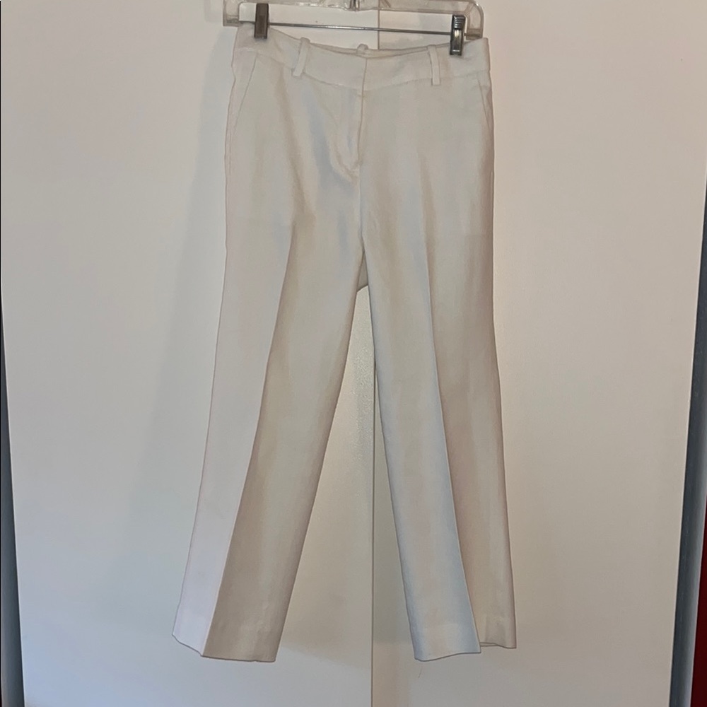 J Crew Linen Peyton Pant, Size 0
